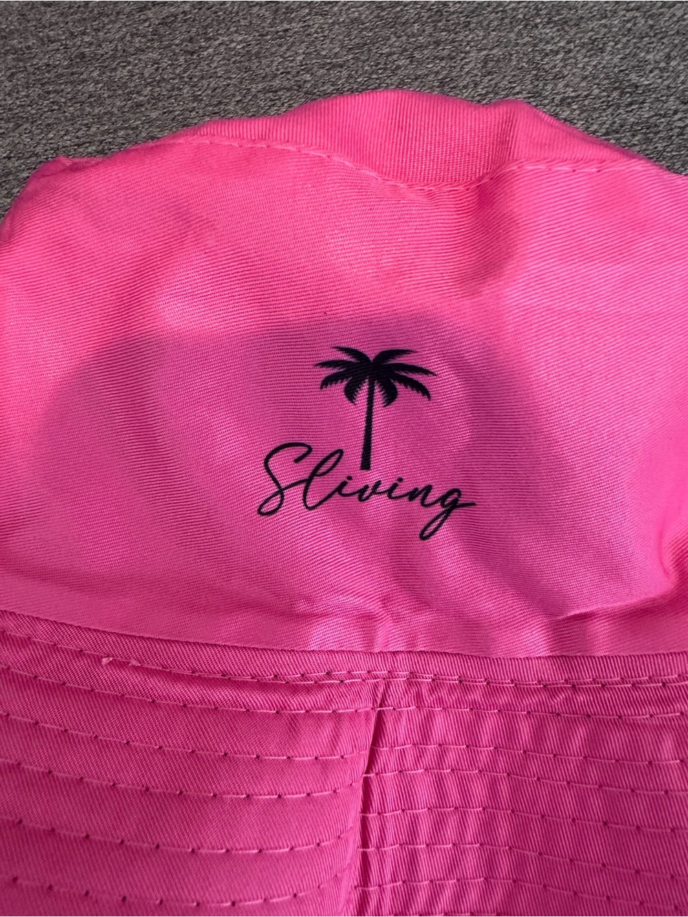 Pink Reversible Bucket Hat - Picture 2 of 3